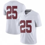 NCAA Men's Alabama Crimson Tide #25 Jonathan Bennett Stitched College Nike Authentic No Name White Football Jersey GO17Y00DO